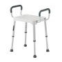 VEVOR douchekruk, draagvermogen 181,4 kg, in 6 standen in hoogte verstelbaar, antislip TPR-rubberen voetjes, frame van aluminiumlegering, geschikt voor senioren, mensen met een beperking en mensen met een blessure.