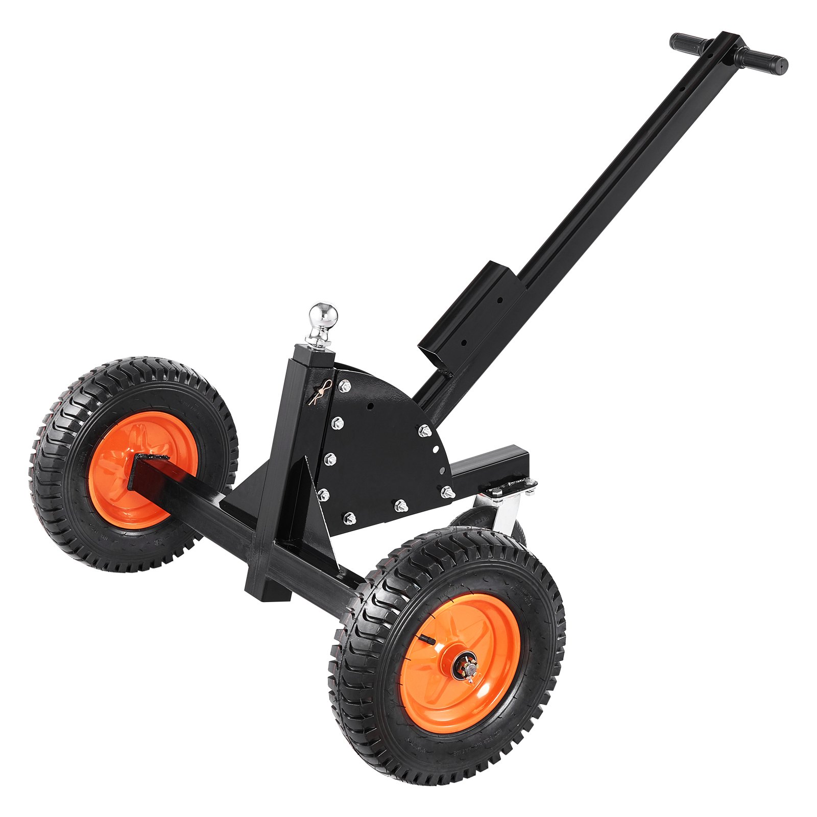 VEVOR 2-in-1 Trailer Dolly, Trailer Manoeuvreerhulpmiddel, 680,4 kg neusbelasting, 56 en 66 cm verstelbare hoogte, 50,8 mm trekhaakkogel, 38 cm luchtbanden, voor het verplaatsen van campertrailers