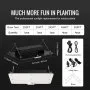 VEVOR 150W dimbare LED-plantenlamp 30x40x12cm Plantenlamp 50.000 uur Volledig spectrum 19.000lm lichtstroom Groeilamp 760nm infraroodgolflengte Plantenlamp Kassen Kweektenten Balkons