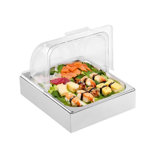VEVOR Serveercontainer Catering Buffet Dispenser Serveerblad 1/2 Container