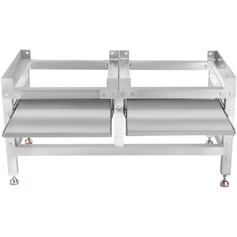 VEVOR Washing Machine Stand 300LBS, Washer Pedestals 25x25Inch, Pedestal for Washer and Dryer Stand, Aluminum Washing Machine Base with A 66LBS Tray with 4 Adjustable Feet(Double Tray)