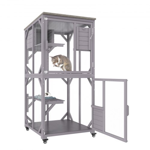 Fixatiekooi met Dwangmechanisme voor Katten en Kleine Honden Fixatiekooi met Dwangmechanisme voor Katten en Kleine Honden
