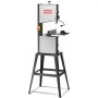 VEVOR Band Saw with Stand Benchtop Bandsaw 9.65 in 370W Two-Speed Adjustable