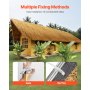 VEVOR Artificial Thatch Grass Roof, 1.3 x 3.9 ft Tiki Bar Hut Thatch Roofing Roll, Waterproof & Fire-Resistant, Palapa Tiki Roof Mat for Patio Pool Beach Tropical Hawaiian Party Décor