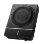 VEVOR 8" 240W Underseat Car Subwoofer, Slim Powered Car Subwoofers Under the Seat, Low Profile Audio Sub Built-in Amplifier, High/Low Level Input & Volume Controller for SUVs, Car, Truck, RV