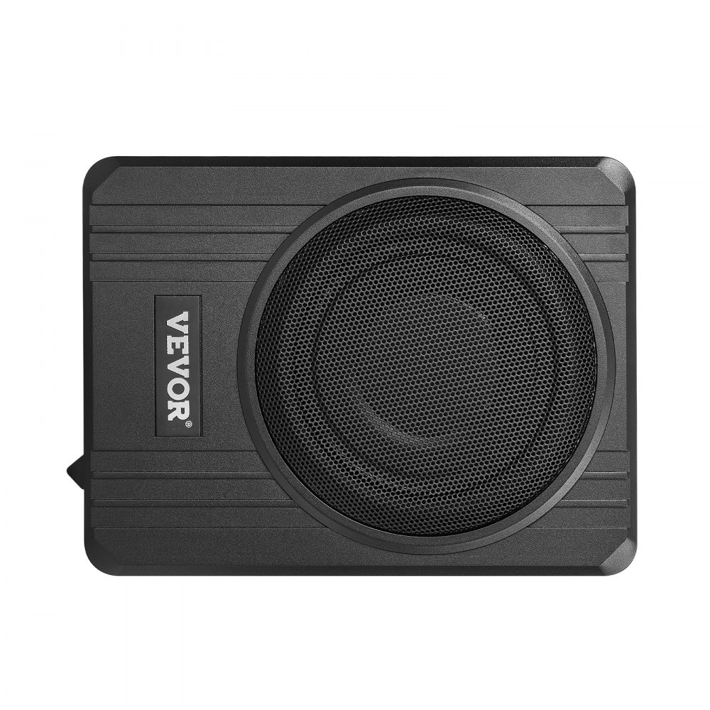 VEVOR Subwoofer voor onder de stoel, 400W, 203 mm, slank, met voeding, subsysteem met ingebouwde versterker, hoge/lage ingang en volumeregeling voor SUV's en vrachtwagens.