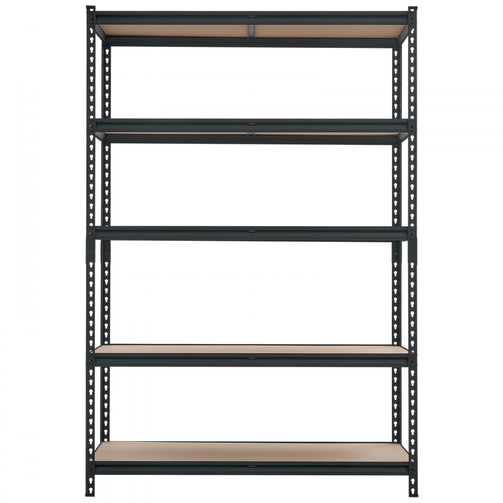 VEVOR zwaar uitgevoerde opbergkast 1228x619x1813mm, draagvermogen 1360,8kg, stalen frame en 5 verstelbare planken, modulaire opbergkast te gebruiken als werkbank, flexibele metalen opbergkast voor kelder, garage of werkplaats