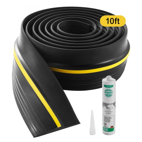 DOUJIAO Universele Garagedeur Afdichting - Multifunctionele Rubberen Vloerafdichting 3 Meter Met Spijkers DOUJIAO Universele Garagedeur Afdichting - Multifunctionele Rubberen Vloerafdichting 3 Meter Met Spijkers