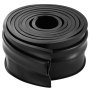 VEVOR Garage Door Threshold and Bottom Seals Kit, 10 FT U Shape+O Ring Universal Garage Door Bottom Seal Weatherstrip PVC, Combine with Weatherproof Garage Threshold Seal Strip with Adhesive, Black