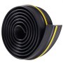 VEVOR Garage Door Threshold and Bottom Seals Kit, 10 FT U Shape+O Ring Universal Garage Door Bottom Seal Weatherstrip PVC, Combine with Weatherproof Garage Threshold Seal Strip with Adhesive, Black