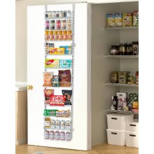 VEVOR Pantry Organizer Muurbevestigde 10-laags kruidenrekken Witte keuken