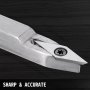 VEVOR Houtdraaigereedschap Voor Draaibank 4-delige Set, Hardmetalen Draaibankgereedschap met Diamantvorm, Ronde, Vierkante Snijders, draaibankbeitels Draaibankgereedschap met Comfortabele Handgrepen