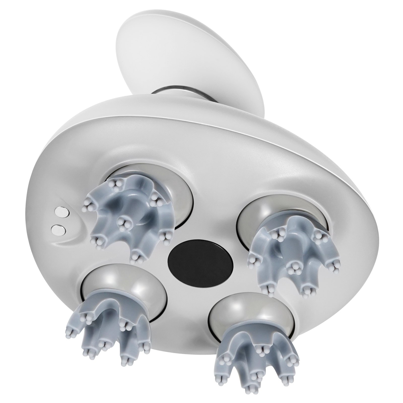 VEVOR Elektrische Hoofdhuidmassager, Oplaadbare Hoofdmassager voor Haargroei, IPX7 Waterdicht | Draagbare Knedende Hoofdhuidkrabber met 8 Afneembare Massagekoppen voor Stressverlichting, Diepe Reiniging, Cadeau voor Mama/Papa