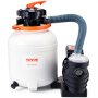 VEVOR Sand Filter Pump for Above Ground Pools, 300 mm, 10,000 L/H, 285W Swimming Pool Pumps System & Filters Combo Set with 6-Way Multi-Port Valve & Strainer Basket, for Domestic and Commercial Pools