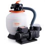 VEVOR Sand Filter Pump for Above Ground Pools, 350 mm, 13,000 L/H, 450W Swimming Pool Pumps System & Filters Combo Set with 6-Way Multi-Port Valve & Strainer Basket, for Domestic and Commercial Pools