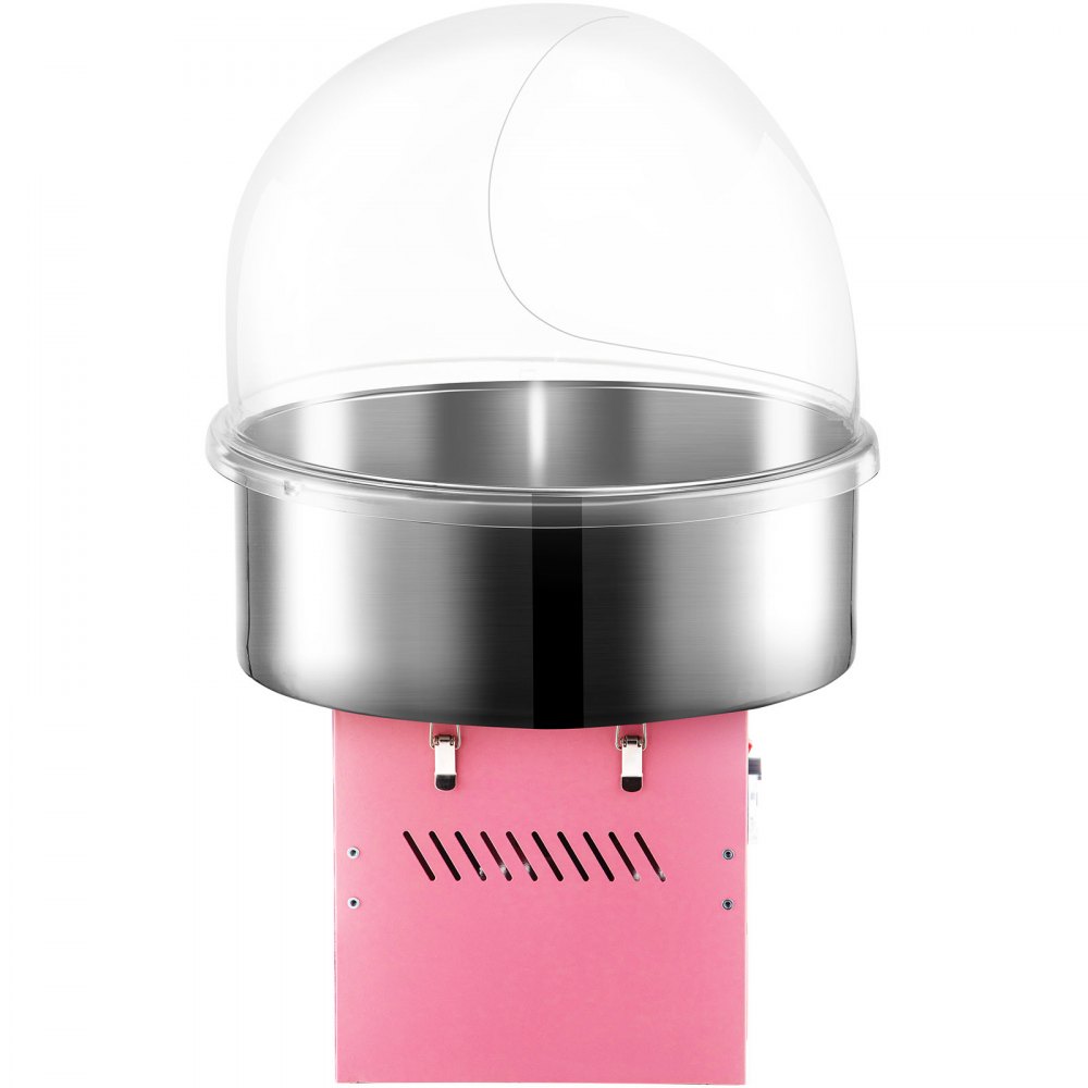 Cotton candy machine 1000W professional cotton candy machine with protective cover cotton candy maker