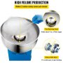 VEVOR Blue Candy Floss Maker 21 Inch Stainless Steel Bowl Commercial Cotton Candy Machine Stainless Steel Cotton Candy Maker Blue with Sugar Scoop for Various Parties