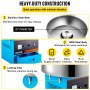 VEVOR Blue Candy Floss Maker 21 Inch Stainless Steel Bowl Commercial Cotton Candy Machine Stainless Steel Cotton Candy Maker Blue with Sugar Scoop for Various Parties
