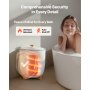 VEVOR 25L Grote handdoekverwarmer, handdoekverwarmer met LED-scherm en verwarmingskolommen aan de onderkant, slimme handdoekverwarmer met instelbare timer voor de badkamer, badjas, deken en pyjama, automatische uitschakeling, wit
