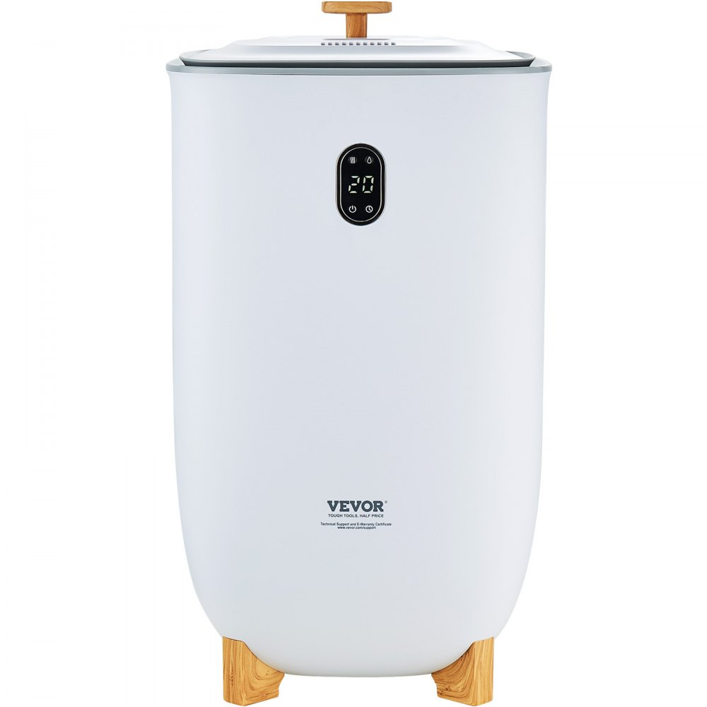 VEVOR 35L Grote handdoekverwarmer, handdoekverwarmer met LED-scherm en droogfunctie, slimme handdoekverwarmer met instelbare timer voor badkamer, badjas, deken en pyjama, automatische uitschakeling, wit