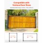 VEVOR Gate Building Kit, Fits 60 to 96 in Wide Openings, Up from 4 to 5 ft High Fence, Adjustable Gate Building Kit, Anti Sag Full Gate Frame Kit with Latch Lock and Screws, for Wooden Fence, Iron