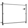 VEVOR Gate Building Kit, Fits 60 to 96 in Wide Openings, Up from 6 to 7 ft High Fence, Adjustable Gate Building Kit, Anti Sag Full Gate Frame Kit with Latch Lock, Screw, for Wooden Fence, Iron, Black