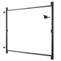 VEVOR Gate Building Kit, Fits 60 to 96 in Wide Openings, Up from 6 to 7 ft High Fence, Adjustable Gate Building Kit, Anti Sag Full Gate Frame Kit with Latch Lock, Screw, for Wooden Fence, Iron, Black