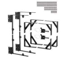 VEVOR Poortframe Anti-doorzakhoekbeugel Poortframe Hardware IJzer 2 Sets