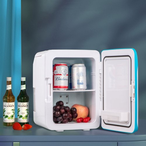 Vevor Mini-koelkast Kleine Koelkast Koelbox Kleinmini Fridge10l Blauw Huis/auto