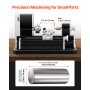 VEVOR Mini Metaaldraaibank 36W Freesmachine 70x130mm 20000rpm Didactisch