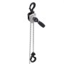 VEVOR Mini Hefboomtakel, 1/4T Capaciteit, Handkettingtakel, 1,5 m Hefvermogen, G80 Stalen Legering Ketting met Mechanische Dubbele Palrem, Kettingtakel met 360° Draaibare Haken, voor Magazijn, Bouw, Garage