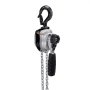 VEVOR Mini Hefboomtakel, 1/4T Capaciteit, Handkettingtakel, 3 m Hefvermogen, G80 Stalen Legering Ketting met Mechanische Dubbele Palrem, Kettingtakel 360° Draaibare Haken, voor Magazijn, Bouw, Garage