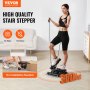 VEVOR Stair Stepper, Mini Stepper for Exercise at Home, Hydraulic Fitness Twist Stepper with Resistance Bands, Full Body Workout Cardio Equipment, Stair Climber with LCD Monitor, 330LBS Load Capacity