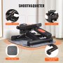 VEVOR Stair Stepper, Mini Stepper for Exercise at Home, Hydraulic Fitness Twist Stepper with Resistance Bands, Full Body Workout Cardio Equipment, Stair Climber with LCD Monitor, 330LBS Load Capacity