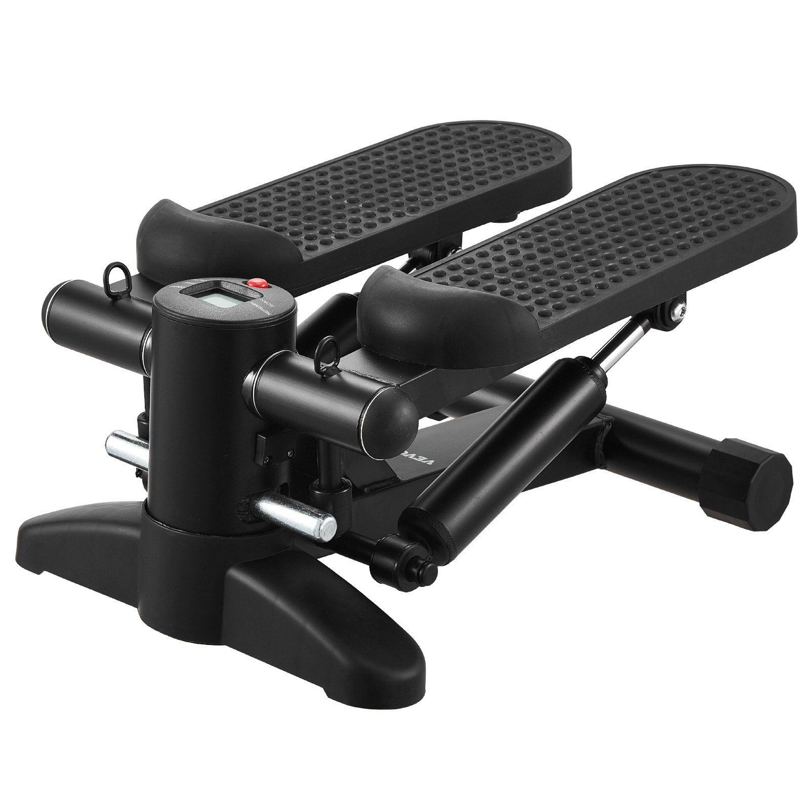 VEVOR Stair Stepper, Mini Stepper for Exercise at Home, Hydraulic Fitness Stepper with Resistance Bands, Full Body Workout Cardio Equipment, Stair Climber with LCD Monitor, 330LBS Load Capacity