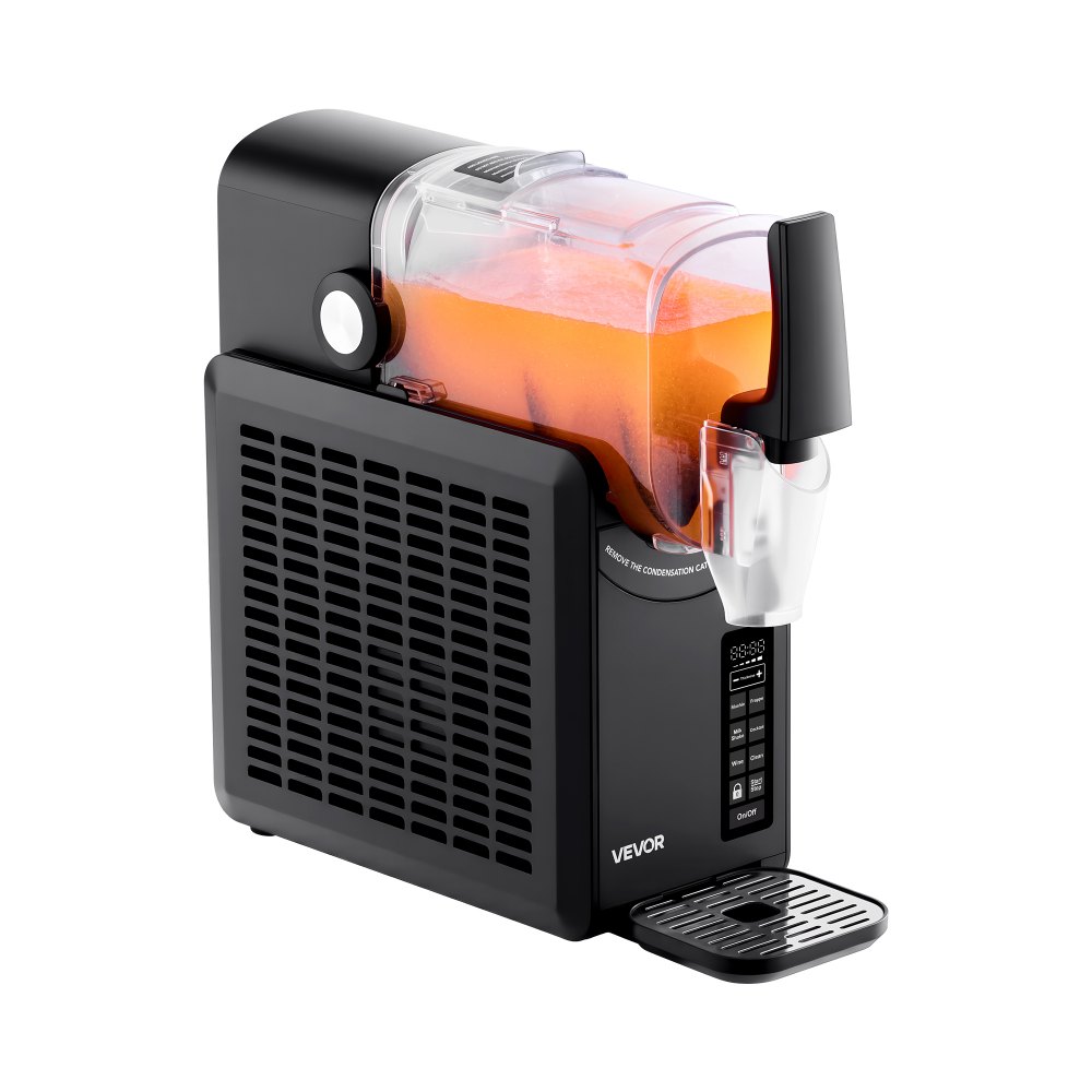 VEVOR Slushie Machine, 2.5L Capaciteit, Bevroren Drankenmaker met 5 Vooraf Ingestelde Programma's, Zelfreinigende Margarita Machine, Bevroren Margarita's, Frappés, Milkshakes