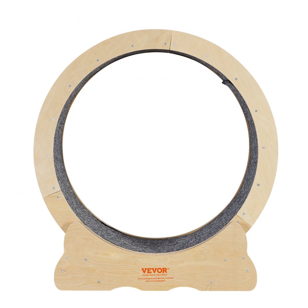VEVOR Kattenwiel 750x320x800mm Kattenwiel Gemaakt van berken- en populierenmultiplex Kattenwiel Geluidsarm Uitneembare binnenmat Kattenwiel Geschikt voor katten met een gewicht van 2,72 tot 3,63 kg