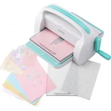 VEVOR Stans- en Embossingmachine Scrapbooking Embossingmachine 226 mm Openingsmaat, My Life Handmade Starterset, Handmatige Embossingmachineset DIY knutselkaarten, uitnodigingen, huisdecoratie etc.