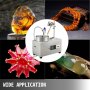 VEVOR Gem Faceting Machine Lapidaire Sieraden Polijstmachine Voor Gem Snelheid 2800 RPM, 180W Gem Facetten Machine, Gem Snijmachine met Mechanische Handvat, Rock Slijpen Polijstmachine Voor Gem Jade