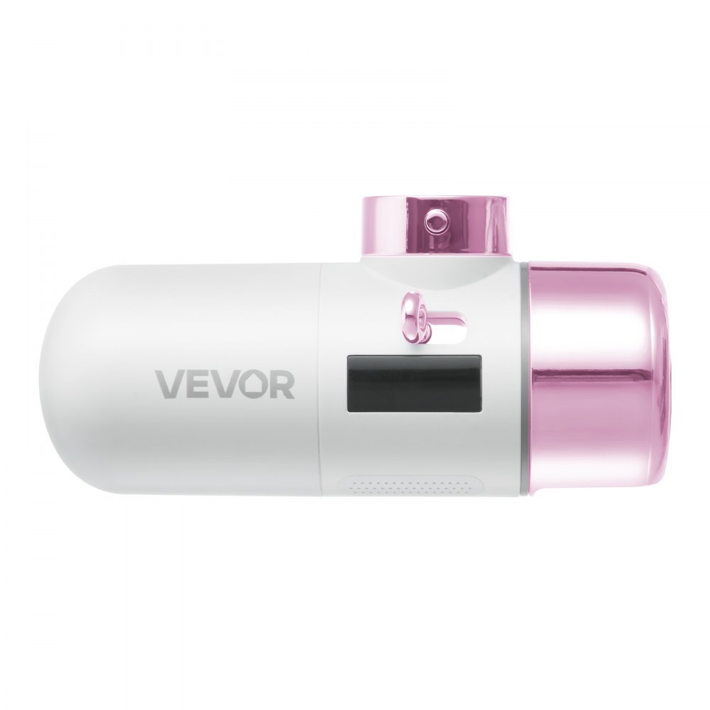 VEVOR Skincare Water Filter, Faucet Mount Water Filters with Micro-nano Bubble for Skin, Sink Tap Purifier, Removes Chlorine with 1 Filter, for Kitchen and Bathroom Faucets, Pink + Gold