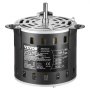 VEVOR 1/2 HP ventilatormotor, 220 V, 2,6 Ampère, 1300 tpm, 3 snelheden (1300/1100/800 tpm), asdiameter 10 mm, aslengte 20 mm, rood. Linksom draaiend vanaf het uiteinde van de as, incl. CBB60 15 μF/450 V condensator