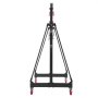 VEVOR mobiele portaalkraan met een hefvermogen van 1995,81 kg, in hoogte verstelbare stalen laadkraan van 253-373 cm, werkplaatskraan met handmatige trolley en 360° vergrendelbare zwenkwielen, laadkraan voor magazijn en werkplaats