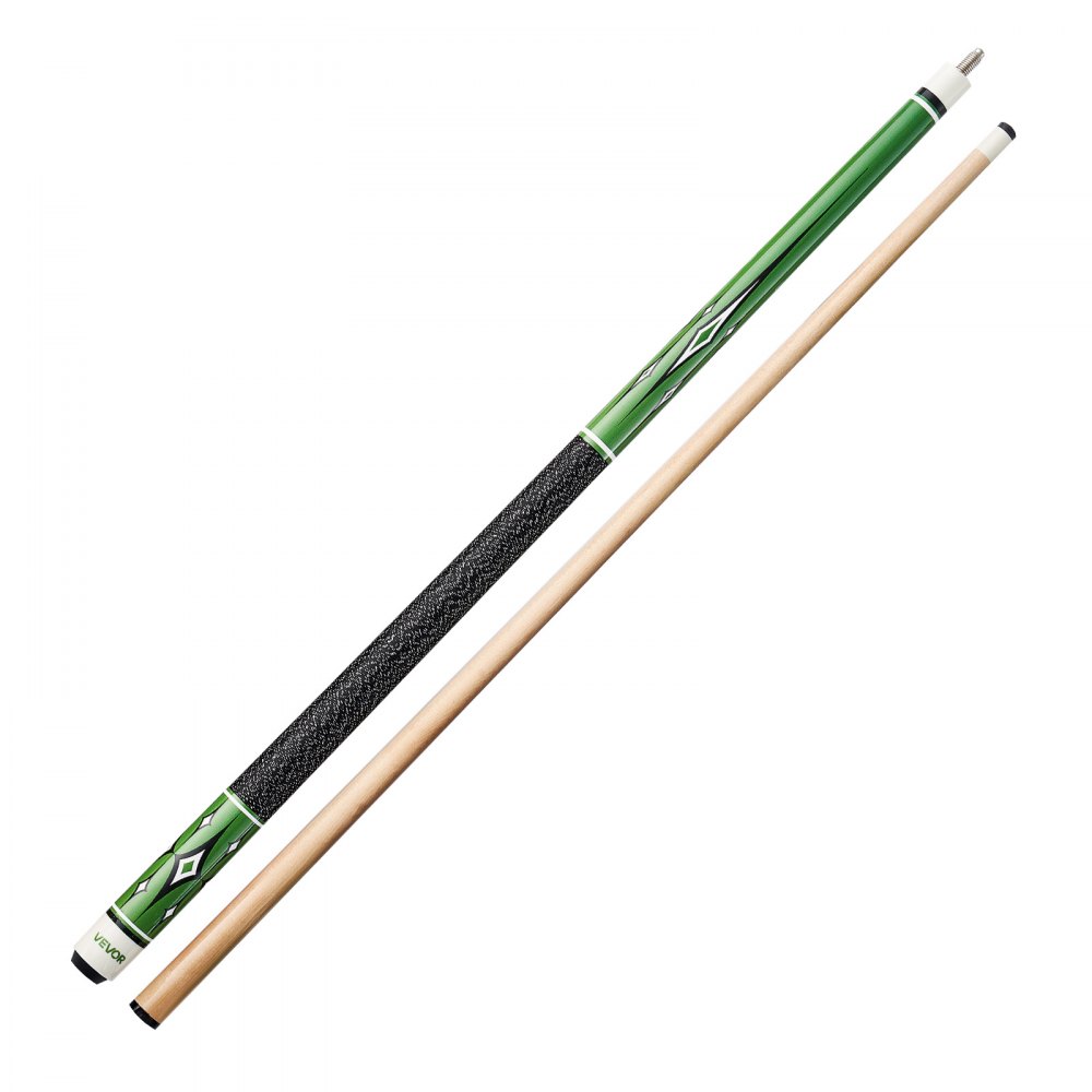 VEVOR Pool Cue, 4 Pieces Pool Stick, 58 inch Canadian Maple Wood Billiard Pools Stick with ABS Connection Ring, Cues Sticks for Professional Pool Table, Bar, Home, Office, 18 oz, 19 oz, 20 oz, 21 oz
