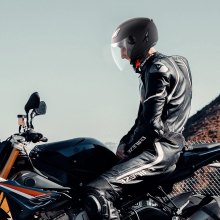 VEVOR 3/4 MOTORCYCLE HELMET Motorhelm, Maat M 57-58cm, Helm gemaakt van ABS, Ece Goedgekeurd, Comfortabele Motorcross Helm, Geschikt voor Tieners en Volwassenen, Zwart
