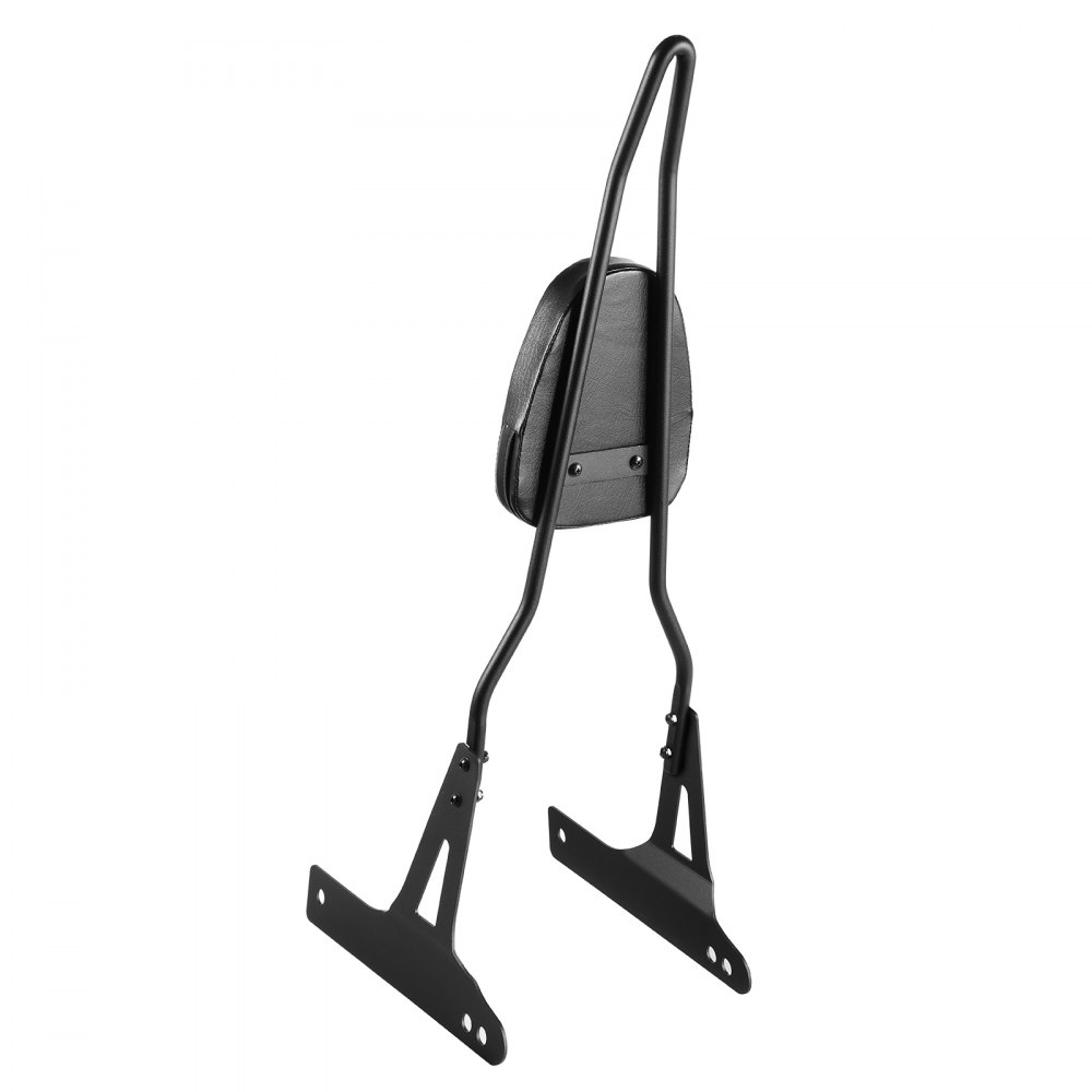 VEVOR Motorfiets Rugleuning Sissy Bar Compatibel met Dyna Street Glide Road Glide Road King, 73 cm Hoge Afneembare Passagiersrugleuning voor Motorfietsen, Zwart