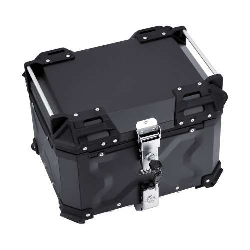 Waterdichte motorfiets topkoffer, harde aluminiumlegering motorfiets kofferbak staartkoffer, universele motorfiets accessoires achter tour box opbergtas 28L 45L 55L 65L 100L (kleur Waterdichte motorfiets topkoffer, harde aluminiumlegering motorfiets kofferbak staartkoffer, universele motorfiets accessoires achter tour box opbergtas 28L 45L 55L 65L 100L (kleur