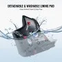 VEVOR Motorcycle Helmet, Full Face, Smart Street ABS & High Density Helmet with Bluetooth Slot & Interchangeable Lens, DOT Approved Comfortable Motocross Helmet, Fit for Youth & Adults
