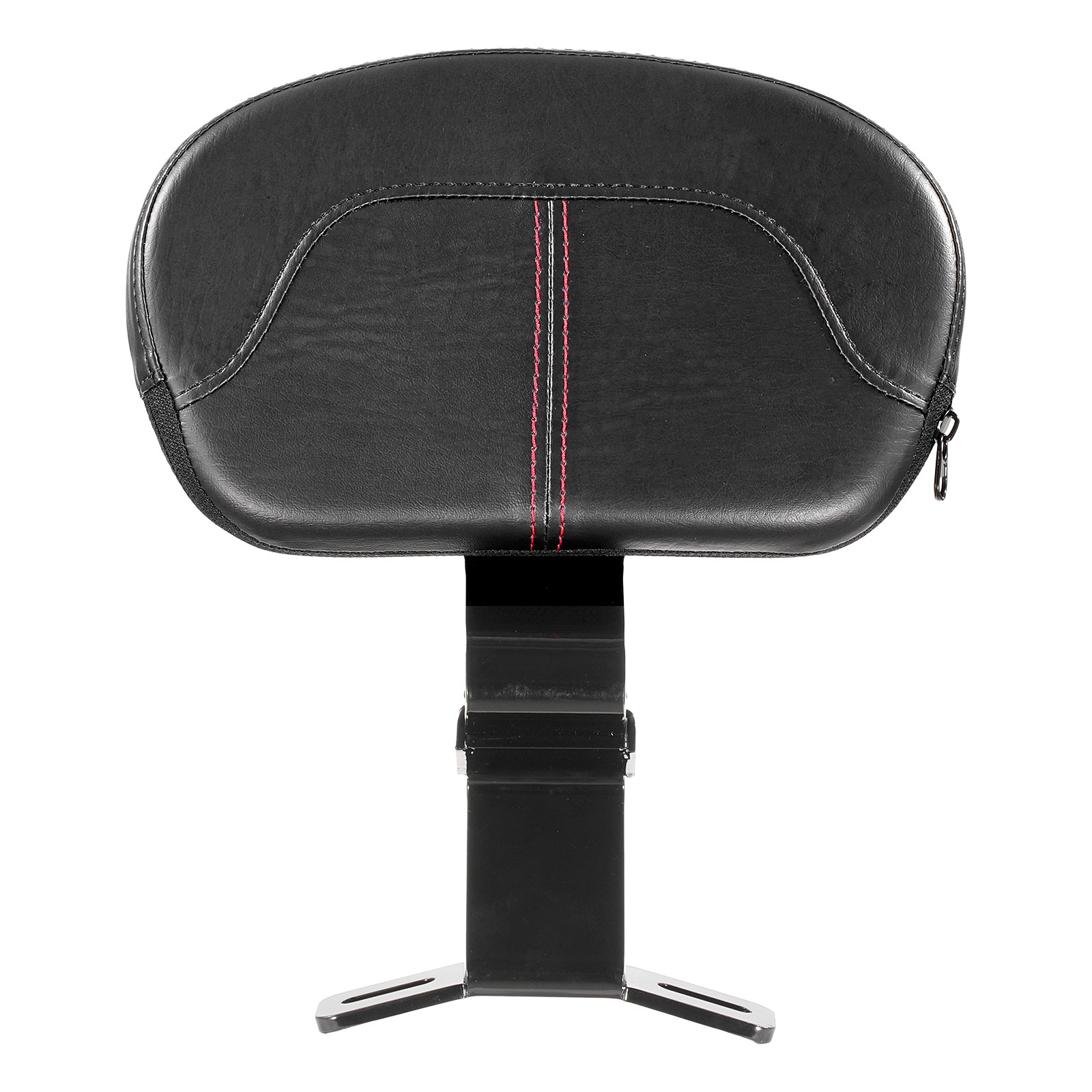 VEVOR Motorcycle Backrest Sissy Bar, Compatible With Harley-Davidson Touring Street Glide Road Glide Road King, 310mm Height Detachable Rider Backrest, For Motorcycles, Black