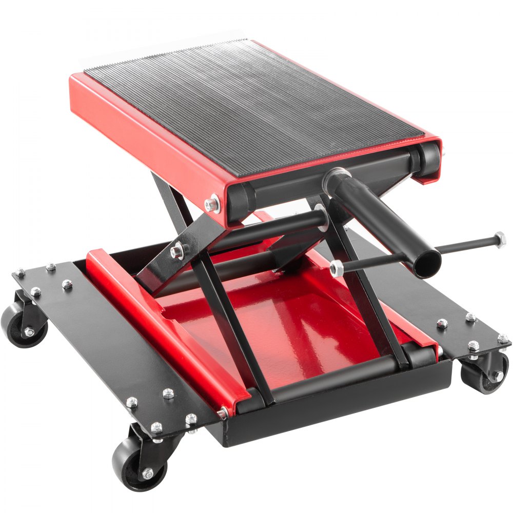 Vevor Motorfiets Krik, Motorcycle Scissor Jack, 1100 Pond 190 - 330 Mm Rood