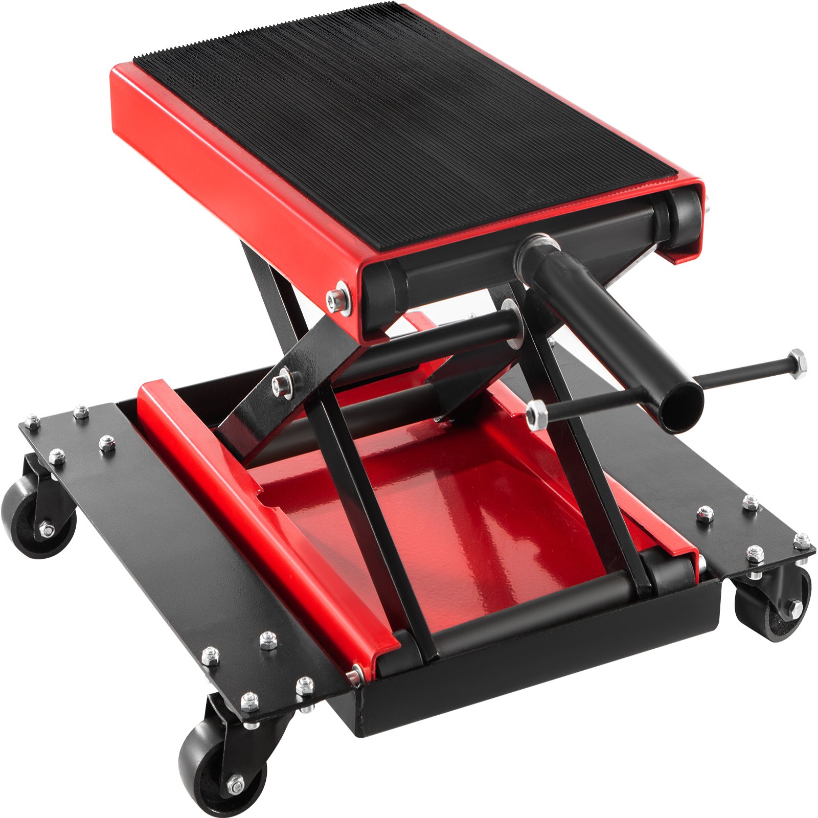 Vevor Motorfiets Krik, Motorcycle Scissor Jack, 1100 Pond 190 - 330 Mm Rood